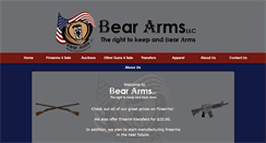 Desktop Screenshot of beararmsfirearms.com